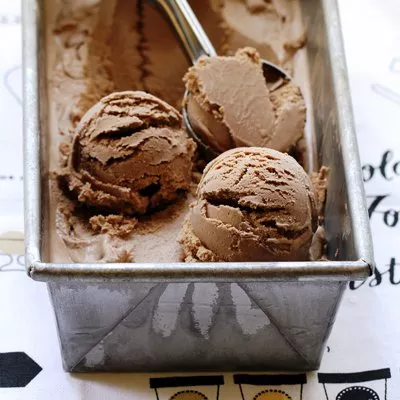 Homemade Milk Chocolate Ice Cream