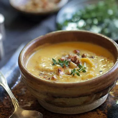 Hazelnut Butternut Squash Soup