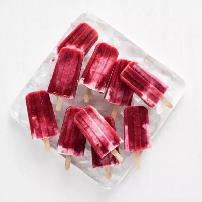 Raspberry Cream Pops
