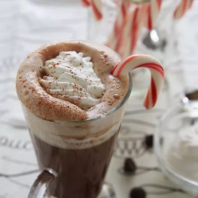 Moca con Menta Caliente