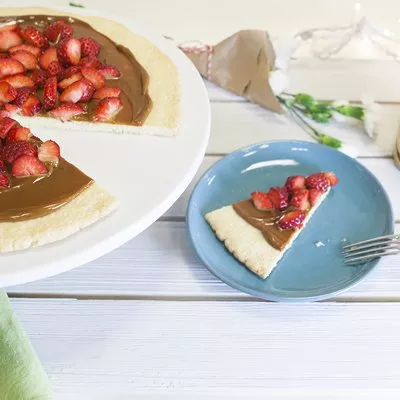 Dulce de Leche Shortbread Tart