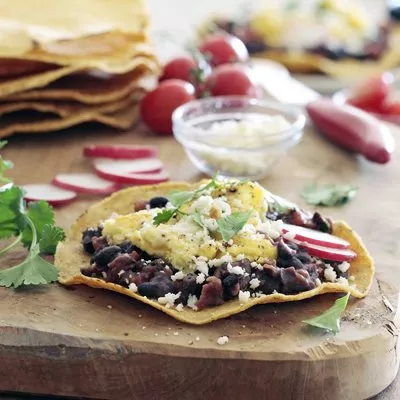 Black Bean Breakfast Tostadas