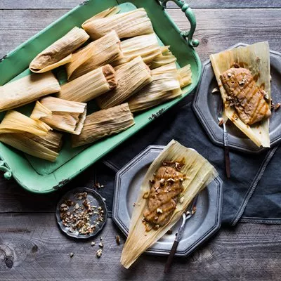 Dulce de Leche and Banana Tamales