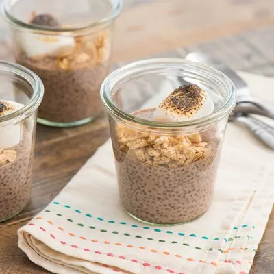 S'mores Overnight Chia Pudding