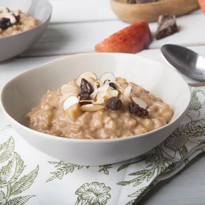 Slow Cooker Chocolate Apple Oatmeal