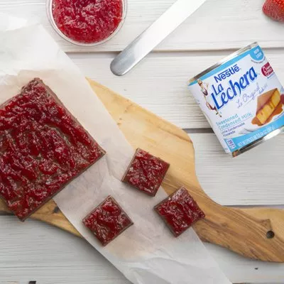 Fudge de Fresas y Chocolate