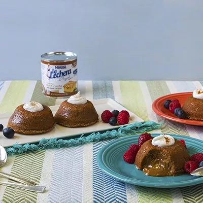 Molten Dulce de Leche Cakes