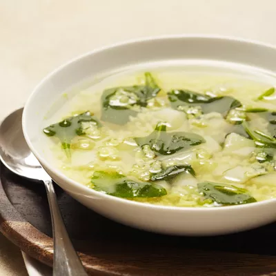 Quick and Easy Spinach and Potato Soup