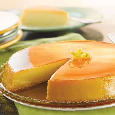 Flan de Coco y Limón