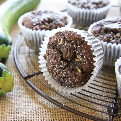 Chocolate Zucchini Cupcakes