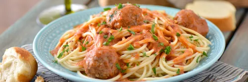 Spaghetti and Meatballs Long Left