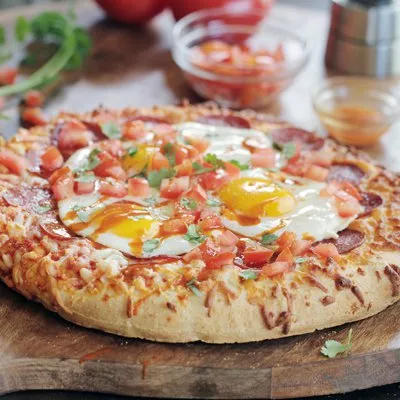 Pizza de Huevos Rancheros