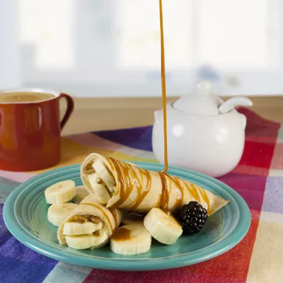Dulce de Leche Banana Nut Crêpe