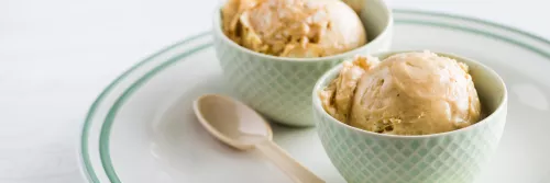 Instant Banana Dulce de Leche Ice Cream Long Left