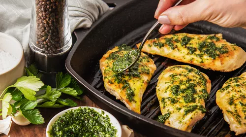 Grilled Chicken with Chimichurri