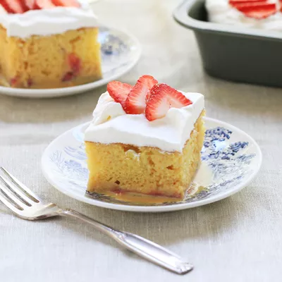 Strawberry Tres Leches Cake