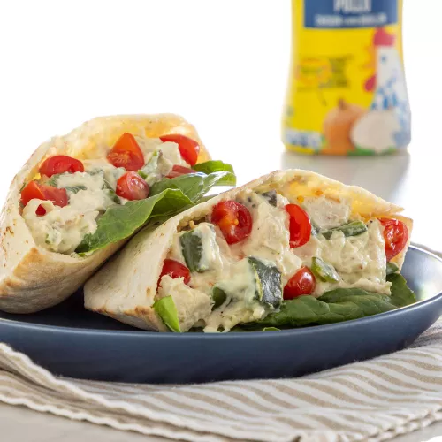 Chicken Poblano Pita Pocket Tacos