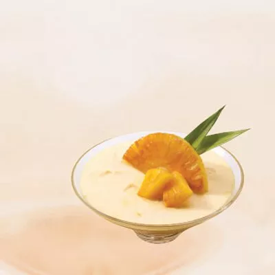 Mousse de Piña y Queso Crema