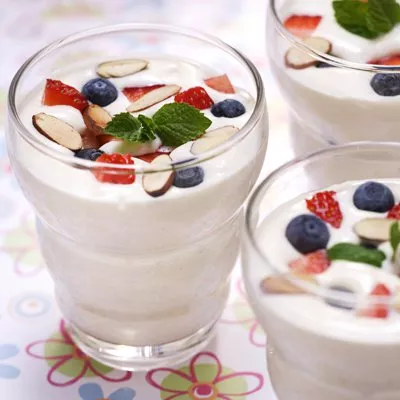 Copas de Límon y Frutas