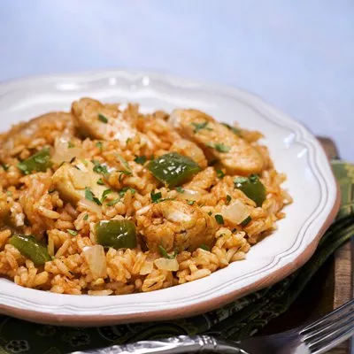 Dominican Chicken & Rice