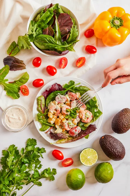 Shrimp and Avocado Salad