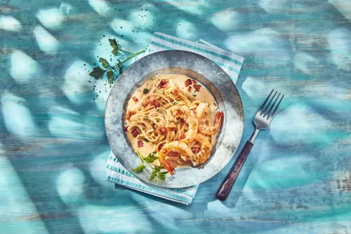 Chipotle Cream Shrimp Spaghetti