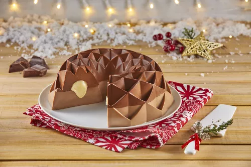 Gelatina rellena con 3 bombones