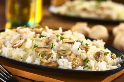 CHILLI MUSHROOM FRIED RICE