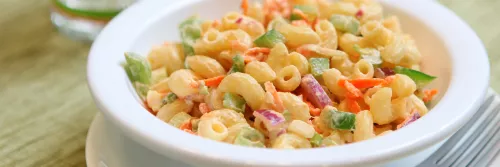Elbow Macaroni Salad Long Left