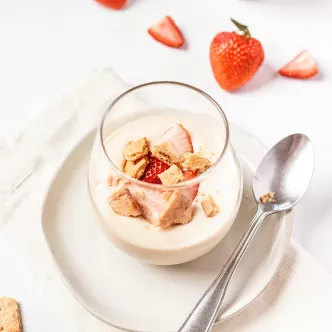 Creamy Strawberry Snack