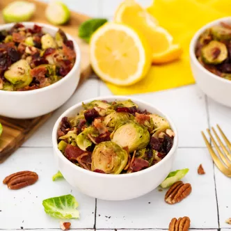 Roasted Brussels Sprouts with Bacon