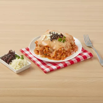 Lasaña Cremosa Roja