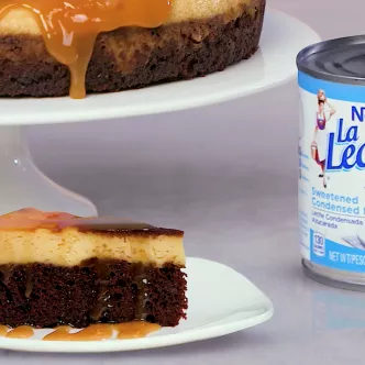 Chocoflan Cake over the Stove