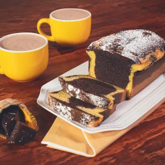 PANQUÉ MARMOLEADO preparado con Chocolate para Mesa ABUELITA®