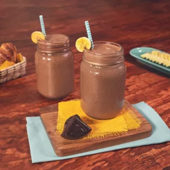 LICUADO de CHOCOLATE ABUELITA® con PLÁTANO