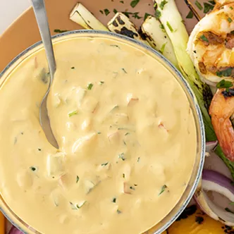 Coconut Cream Sauce Long Left