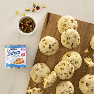Pistachio and Rose Water Cookies