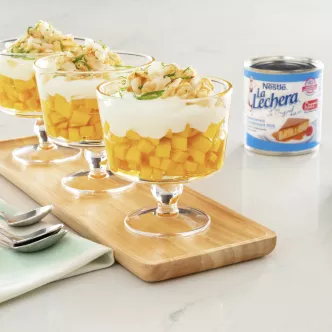 Coconut Mango Parfaits with Crispy Rice