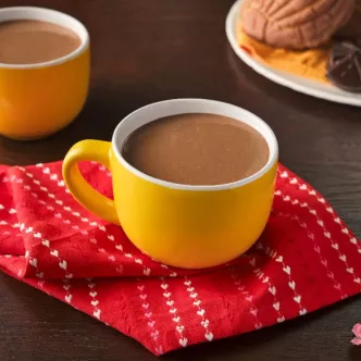 ATOLE de CONCHA de CHOCOLATE preparado con Chocolate para Mesa ABUELITA®