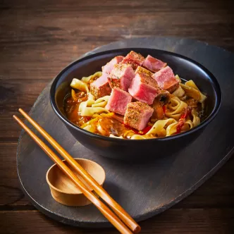 Tallarines con atún