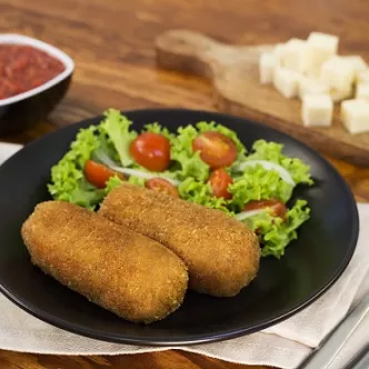 Croquetas de papa con pollo