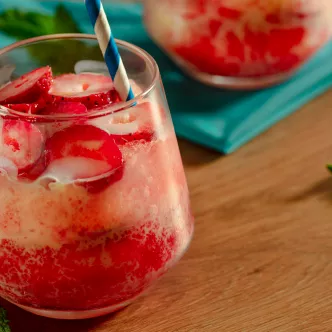 Granizado de fresa