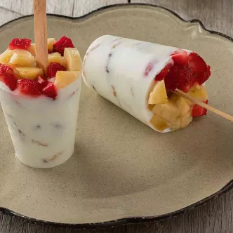 PALETAS DE YOGUR Y CEREAL