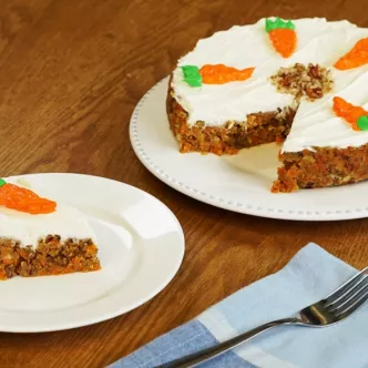 Pastel de zanahoria sin horno