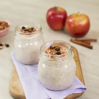 Postre práctico de manzana