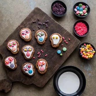 Abuelita Skull Cookies