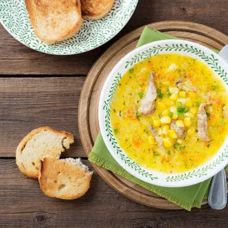 Sweet Corn Chicken Soup Recipe (Diabetic Friendly)