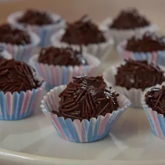 Brigadeiros Clásicos de Chocolate
