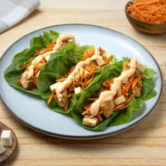 Tacos de Pollo con Salsa Cremosa