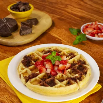 WAFFLES DE CHOCOLATE